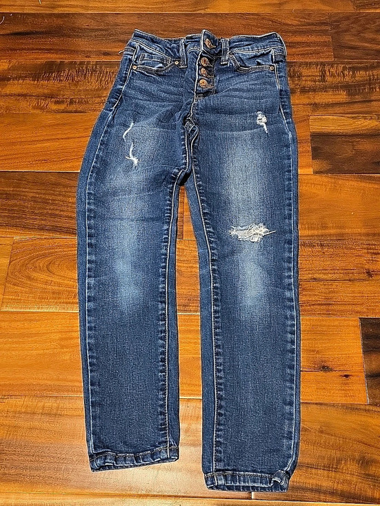 Celebrity Pink Other - Celebrity Pink Girls jeans Distressed Blue Jeans Girls Size 8
